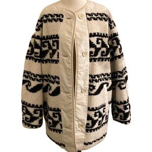 Isabel Marant Cream and Black Patterned Jacket